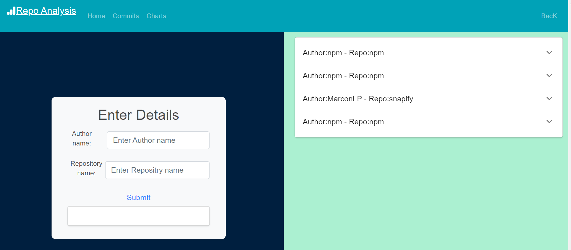 Github Repositry Analysis