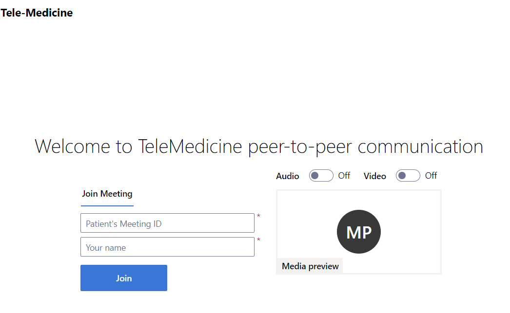 Telemedicine